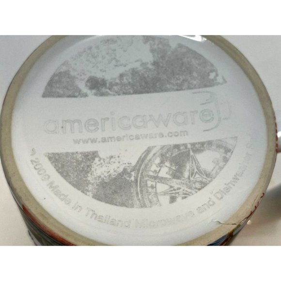 Canada coffee mug cup ceramic 5" Americaware 2009 - Picture 9 of 9